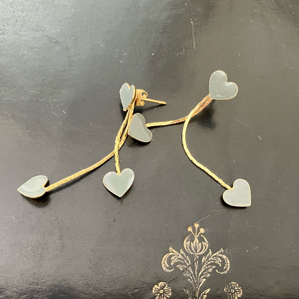 Heart Drop Earrings